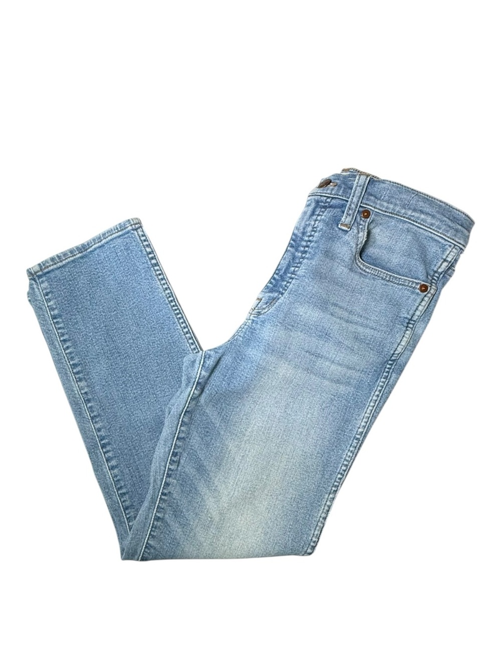 Madewell women’s Stovepipe High Rise Straight Leg 27